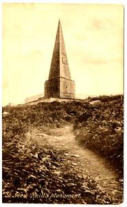 Old Postcard of Knills Monument