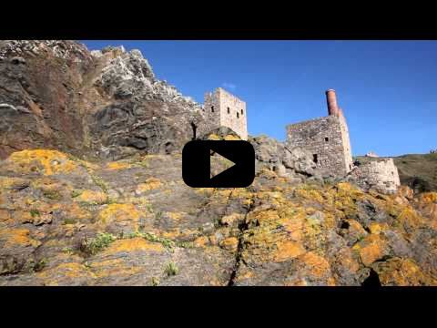 Botallack Mine as featured on BBC’s Poldark – filmed from the beach looking up