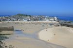 St Ives Harbour Beach taken from The Terrace