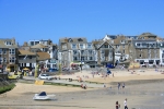 Harbour Beach and the Sloop Inn taken from the West Pier